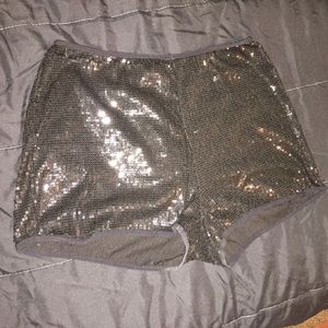 Sequin shorts